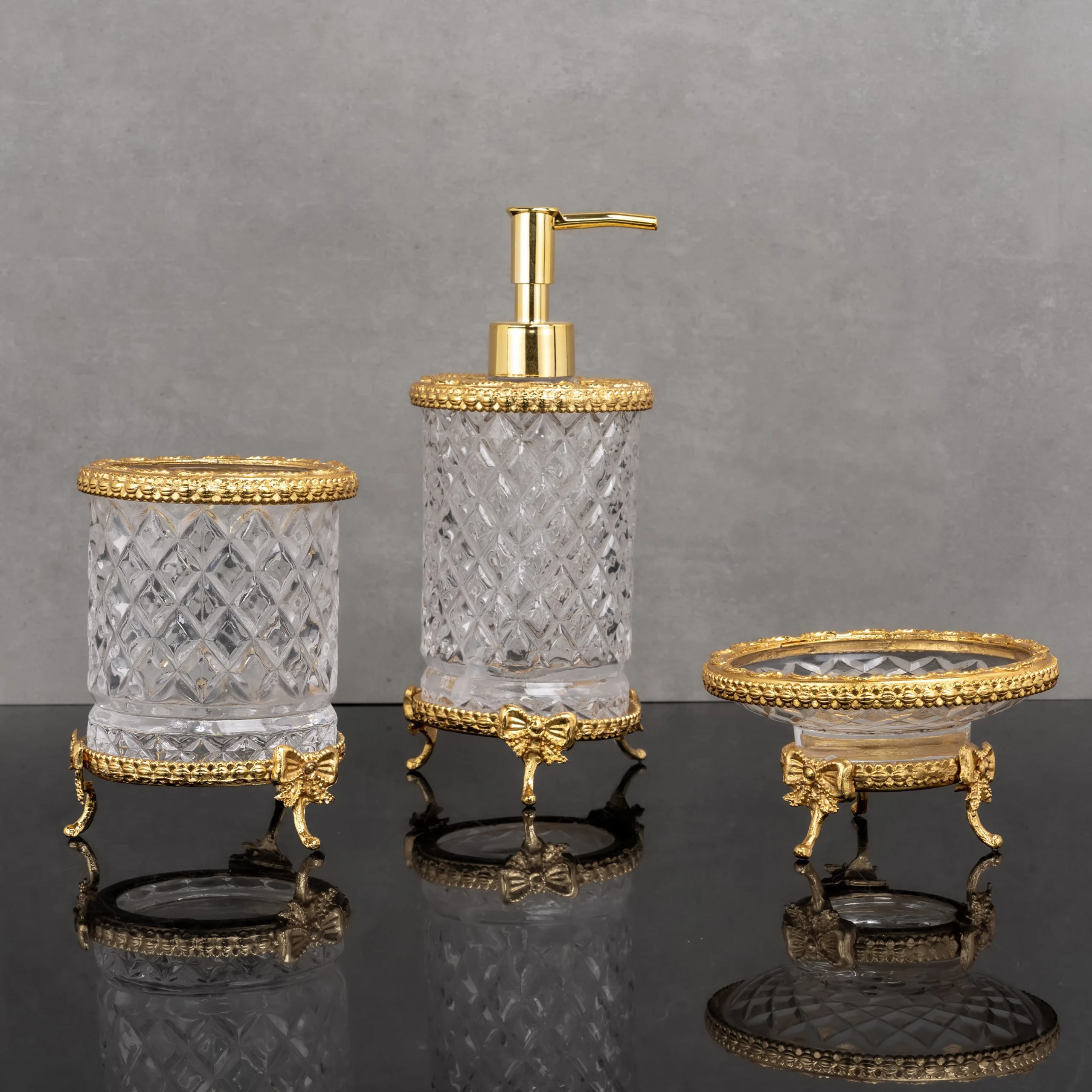 DÖKÜM 3 LÜ SABUNLUK SET (TEPSİSİZ) - Görsel 4