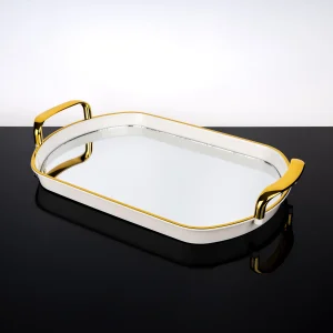 ZEYVE AYNALI AKRİLİK FENOMEN ORTA TEPSİ 37x25cm*12