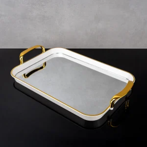 ZEYVE AYNALI AKRİLİK DİKD. ORTA TEPSİ 42x26cm *12