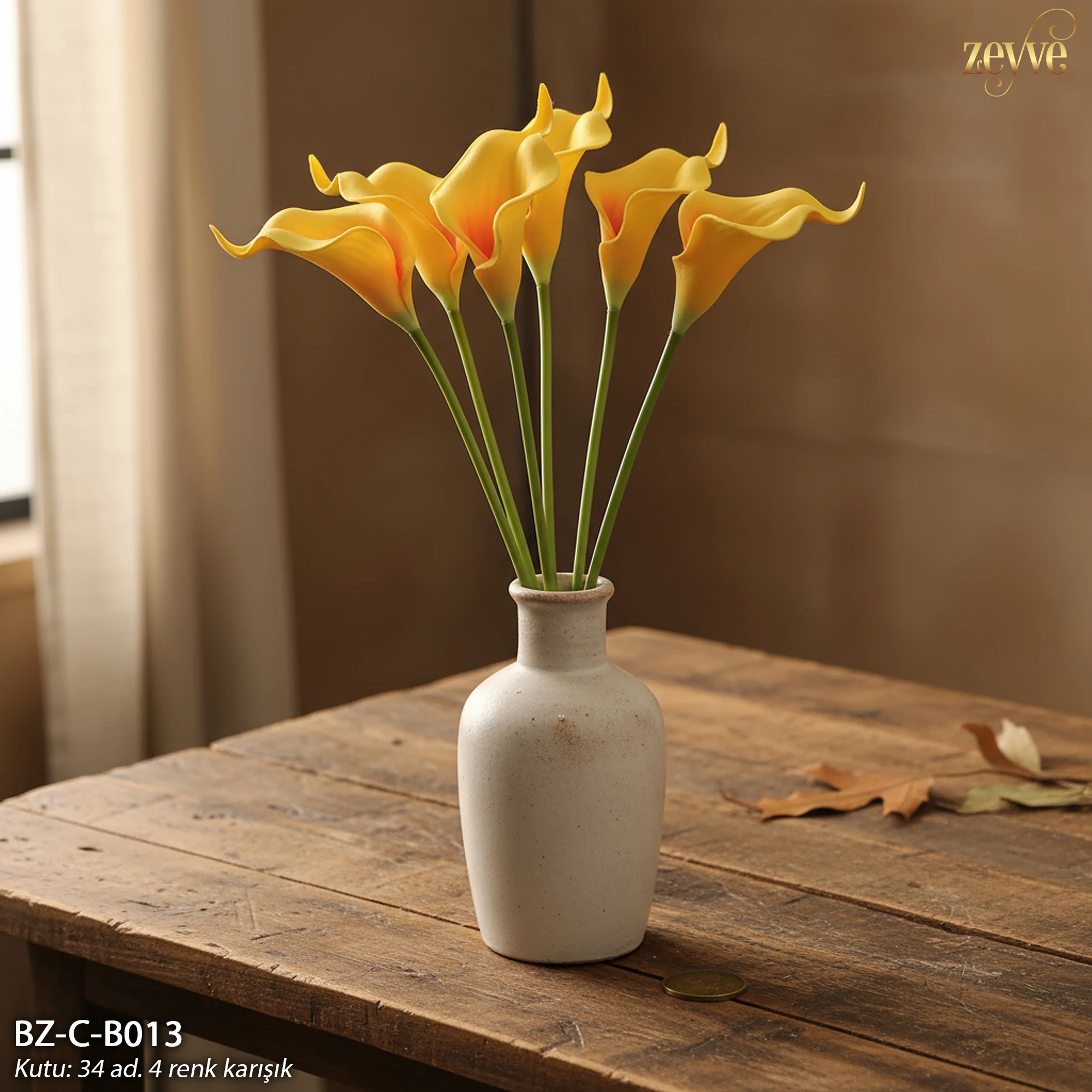 ZEYVE GALA YAPAY ÇİÇEK 35cm. 34/340AD - Görsel 6