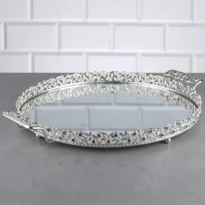 ZEYVE ELMAS KULPLU 35 CM YUVARLAK TEPSİ42x35x5cm8