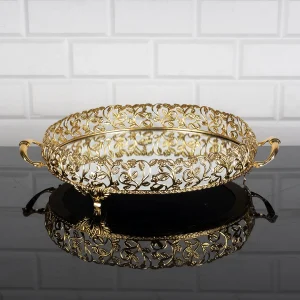 ZEYVE ROZA YUVARLAK ORTA TEPSİ 30 cm. *6