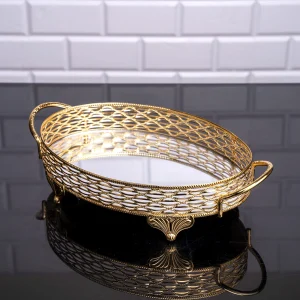 ZEYVE NİL OVAL KÜÇÜK TEPSİ 36X20 CM. -12