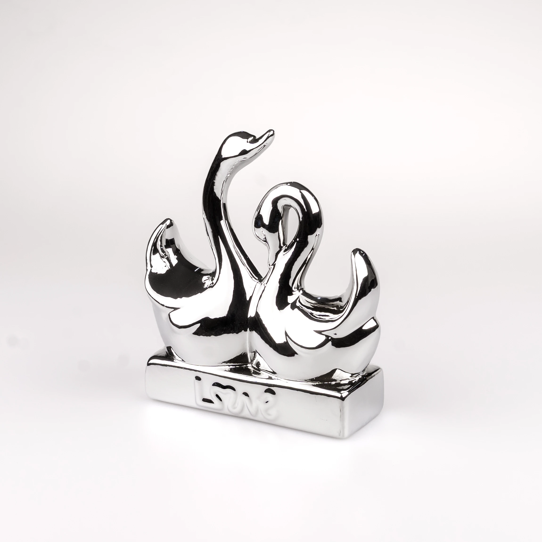 ZEYVE SERAMİK 2Lİ KUĞU OBJE 15x13x4,5cm.*36
