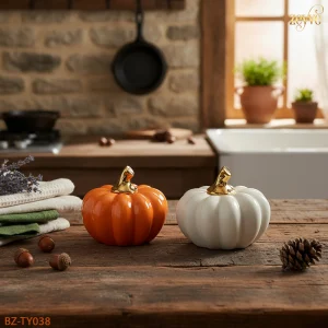 ZEYVE SERAMİK RENKLİ KABAK KÜÇÜK 8x11x11cm*6/48