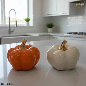 ZEYVE SERAMİK RENKLİ DESENLİ KABAK 10x12x12cm*4/36