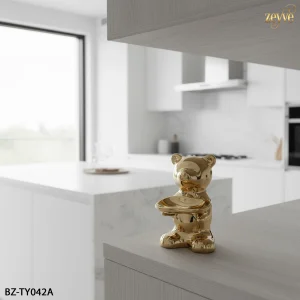 ZEYVE SERAMİK AYICIK SUNUMLUK 14x8x8cm*6/36