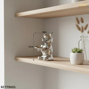 ZEYVE SERAMİK AYICIK SUNUMLUK 14x8x8cm*6/36