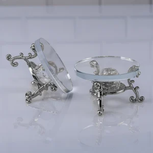 2Lİ SET YUVARLAK CAM YÜZÜKLÜK 7x7x4cm *144