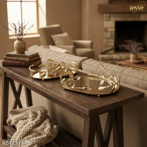 ZEYVE GALA OVAL 2Lİ TEPSİ 24x31-31x36cm*6