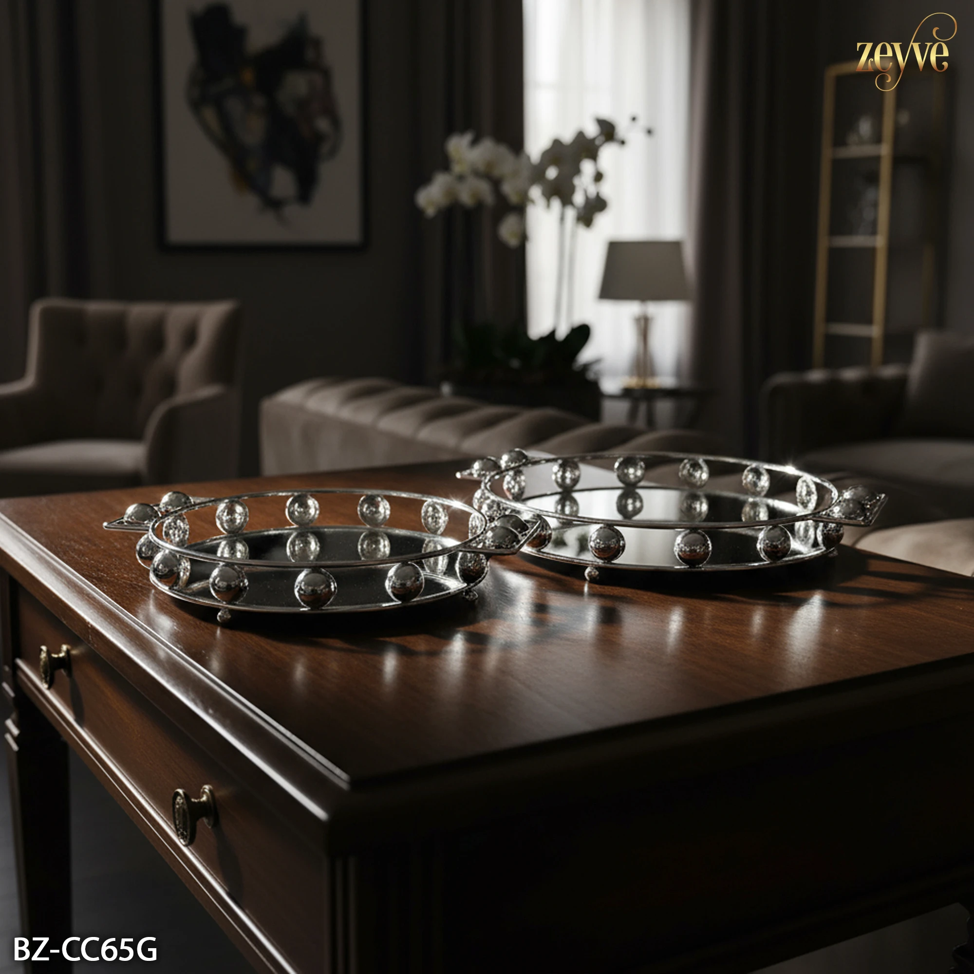 ZEYVE BONCUK YUV. 2Lİ TEPSİ 32x28x5-37x33x5cm*6 - Görsel 4