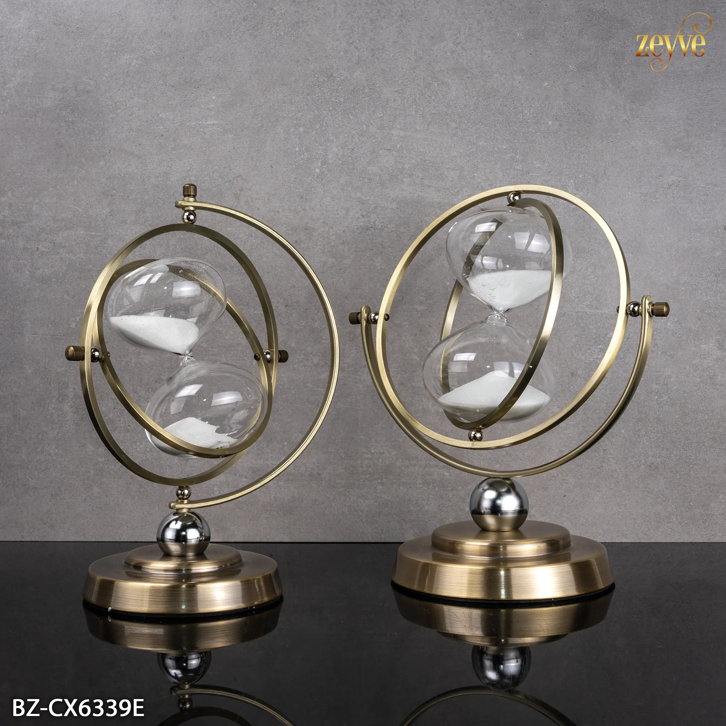 ZEYVE 2Lİ KUM SAATİ YUV. ESKİTME 19x27-24x29cm. - Görsel 3