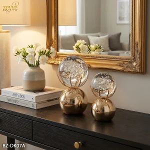 ZEYVE İKİLİ KÜRE DEKORATİF BİBLO