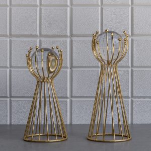 ZEYVE OLİMPİYAT İKİLİ DEKORATİF KRİSTAL KÜRE