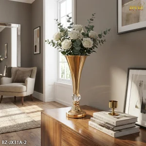 ZEYVE TAŞ BOĞUMLU VAZO ORTA 42x16cm. *12