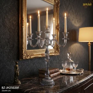 ZEYVE HUNİ 5 BÖLMELİ UZUN MUMLUK FÜME 55x44cm