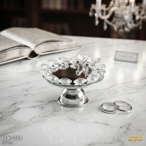 ZEYVE KUŞLU YÜZÜKLÜK, LOKUMLUK GÜMÜŞ 4x7cm