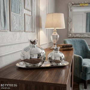 ZEYVE SERAMİK 2Lİ NAR SET TEPSİ (TY18G+TY19G)