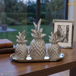 ZEYVE SERAMİK 3LÜ ANANAS SET TEPSİ (TY13G*TY12G*2)