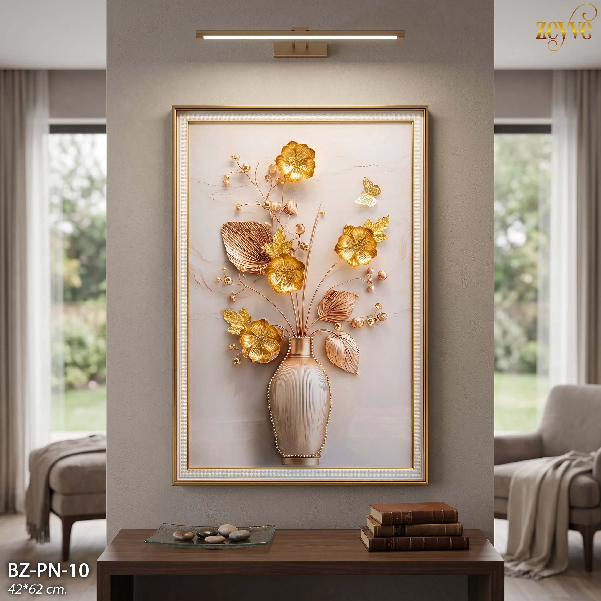 ZEYVE 42x62cm 3D TABLO 6MODEL KARIŞIK*24 - Görsel 4