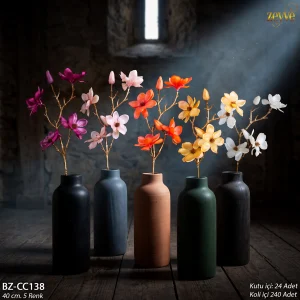 ZEYVE YAPAY ÇİÇEK 40cm. 5RENK *24/240