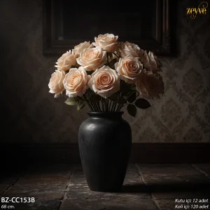 ZEYVE TEK DAL GÜL BEYAZ 68cm*12/120